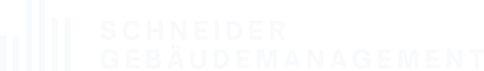 Schneider Gebäudemanagement GmbH Logo Weiß