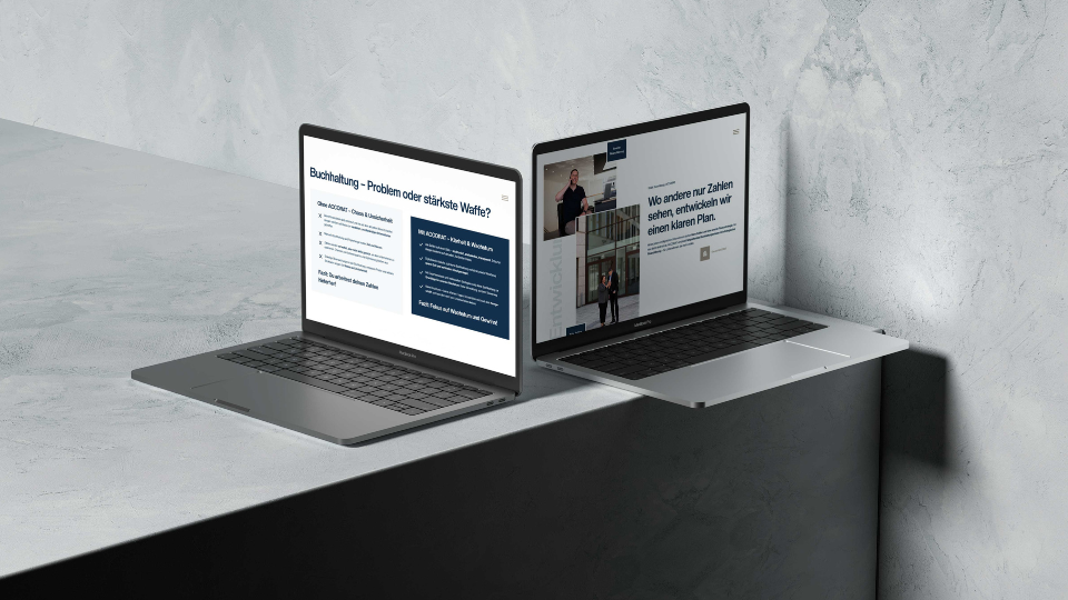 Mobile website view for Accorat