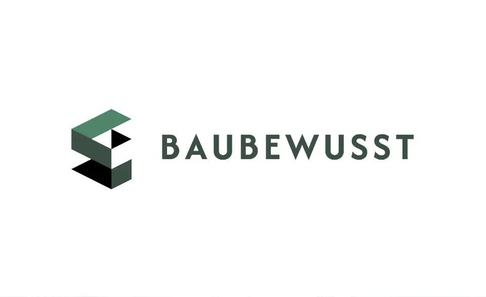 Baubewusst logo and branding detail Baubewusst logo and branding detail