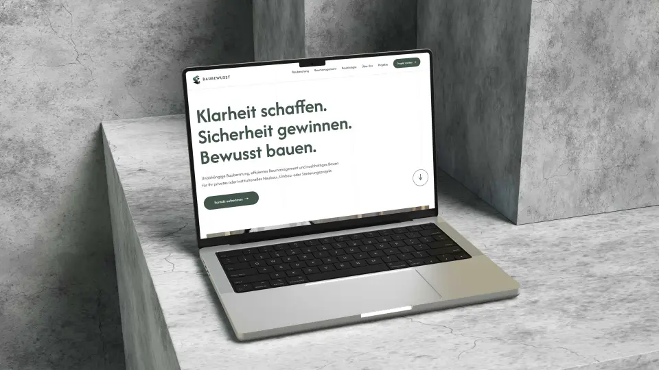 Baubewusst website content layout Baubewusst website content layout