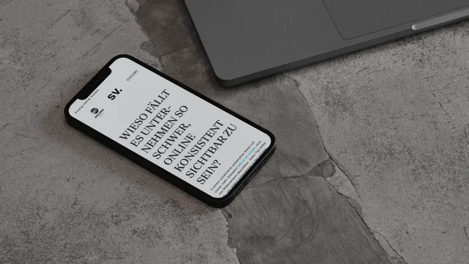 mobile website view