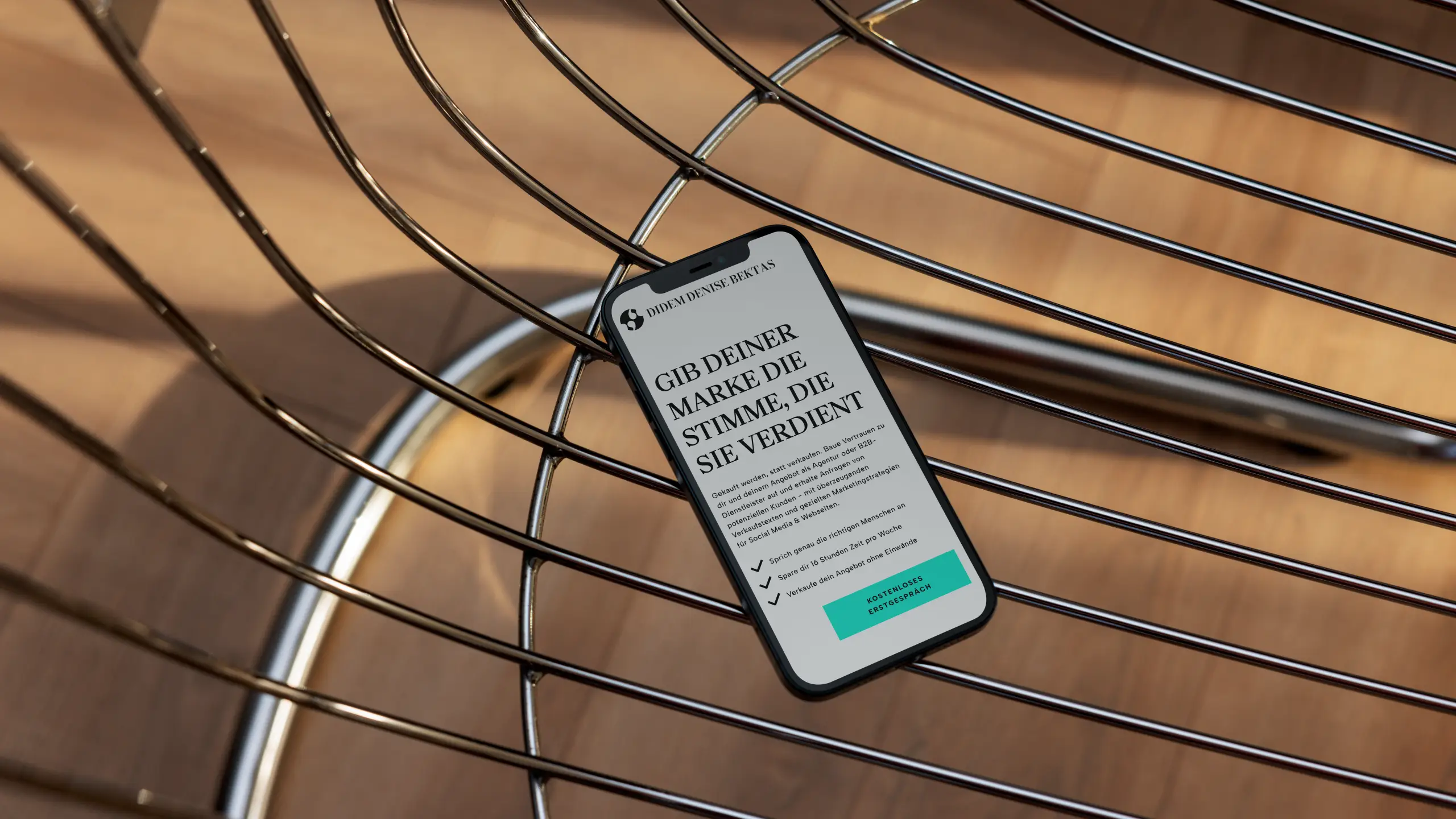 didemdenisebektas.de Website Mockup