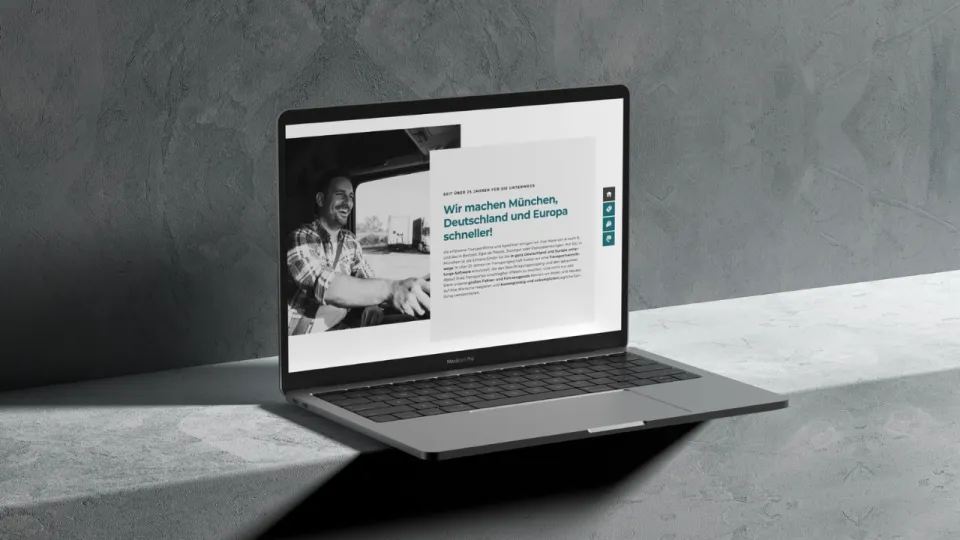 Website showcase for Eiltrans