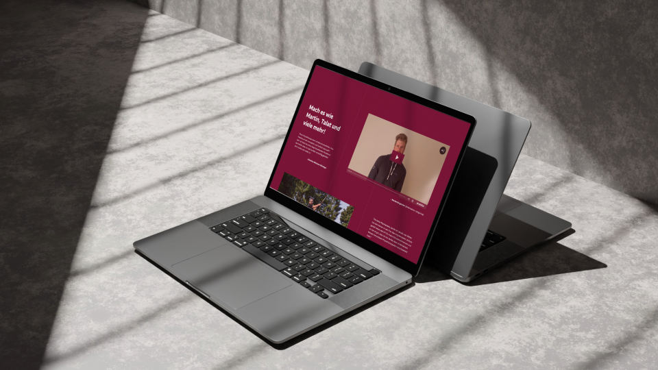 Golf Physio website typography and color palette