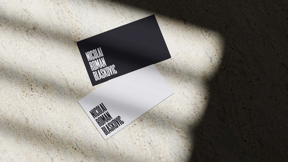 Nicolai Roman Blaskovic website design detail