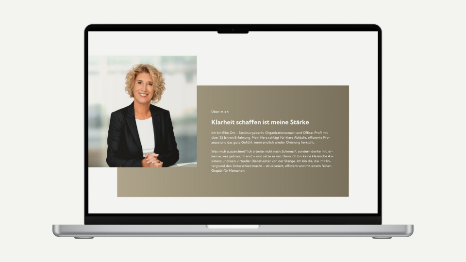 Office Power Ott website design detail
