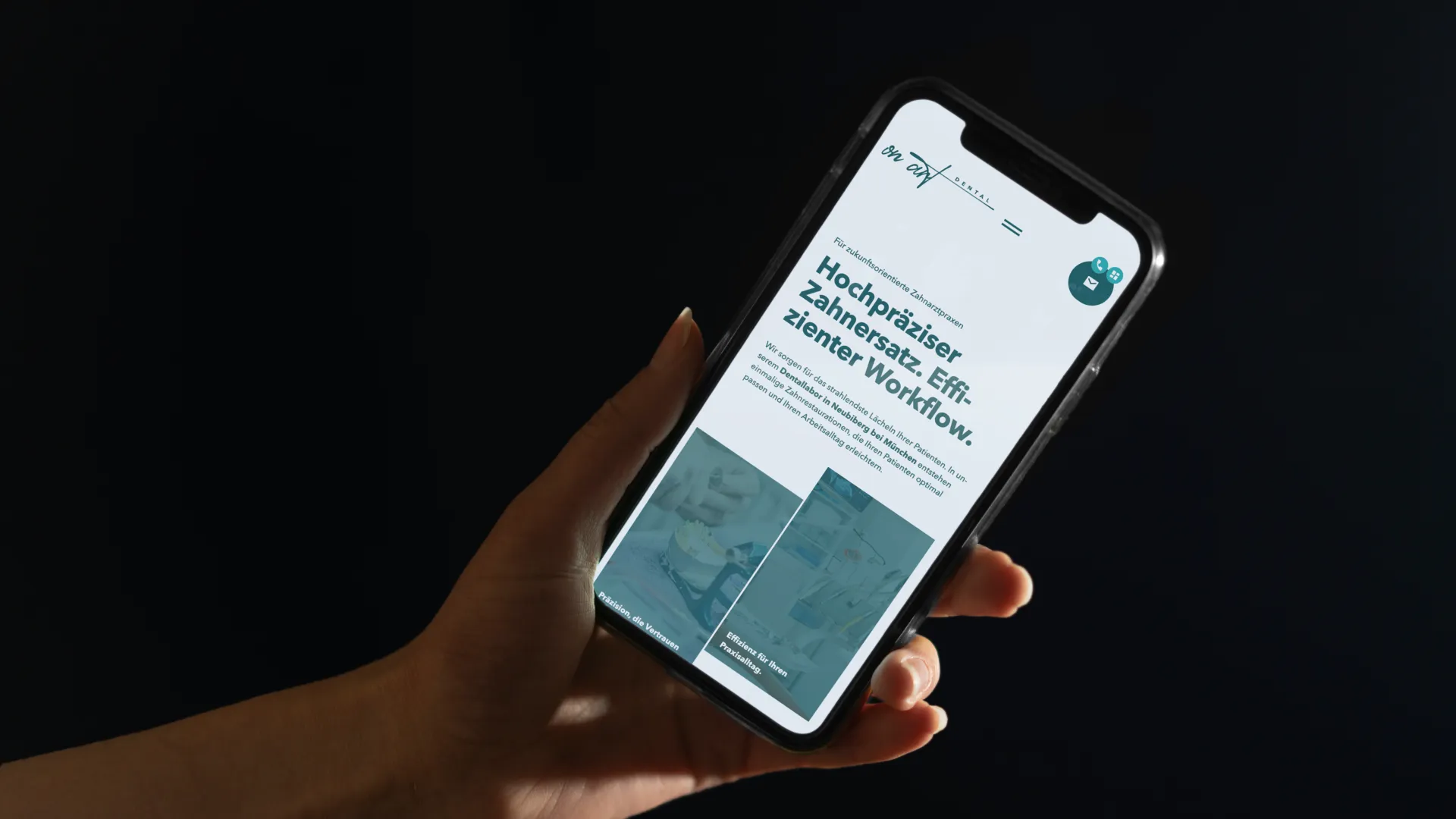 New website and new branding for dental laboratory On Art Dental near Munich