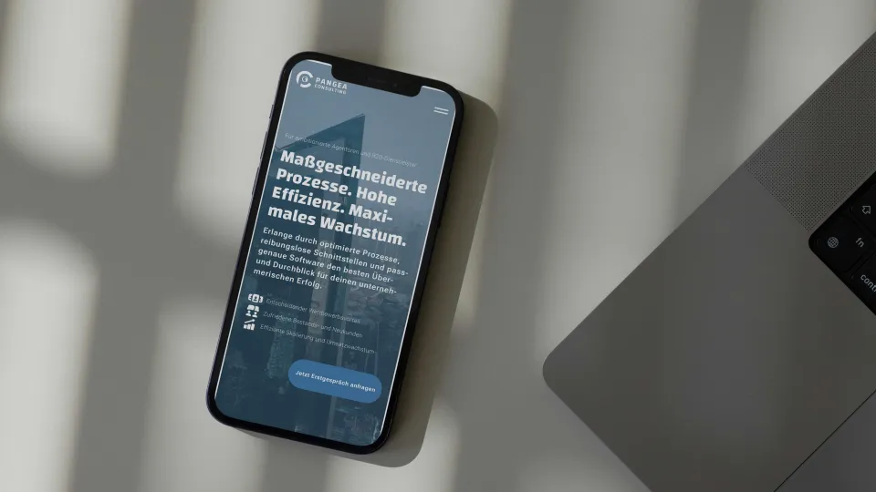mobile website view