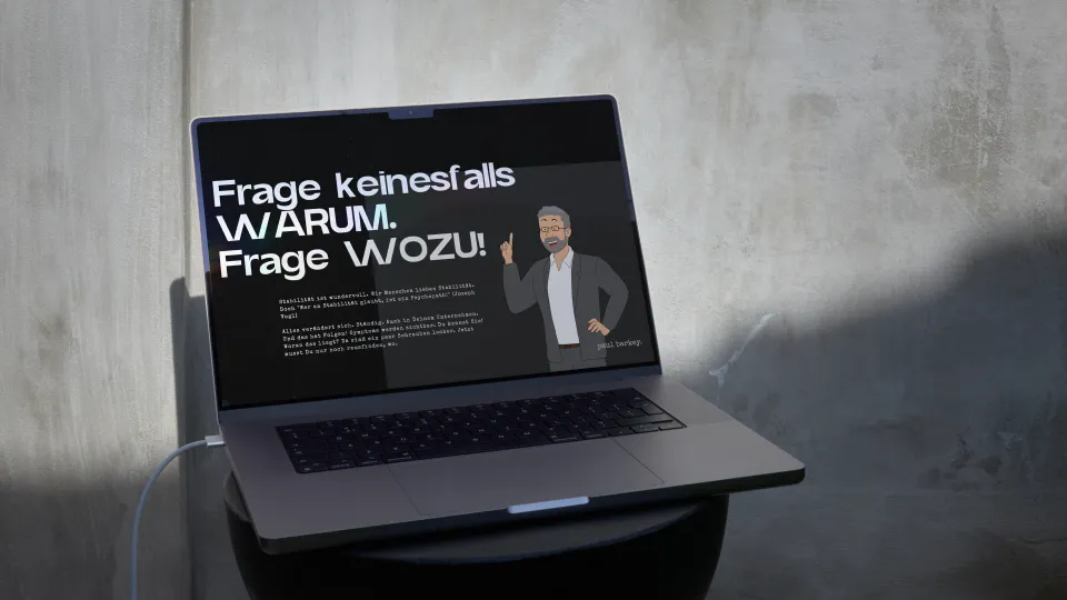 Website showcase for Paul Barkey
