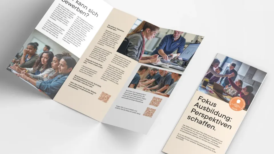 Website showcase for the Stefan Schörghuber Preis