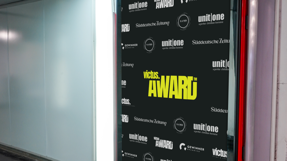 Branding for Victus Award New brand identity for Victus Award