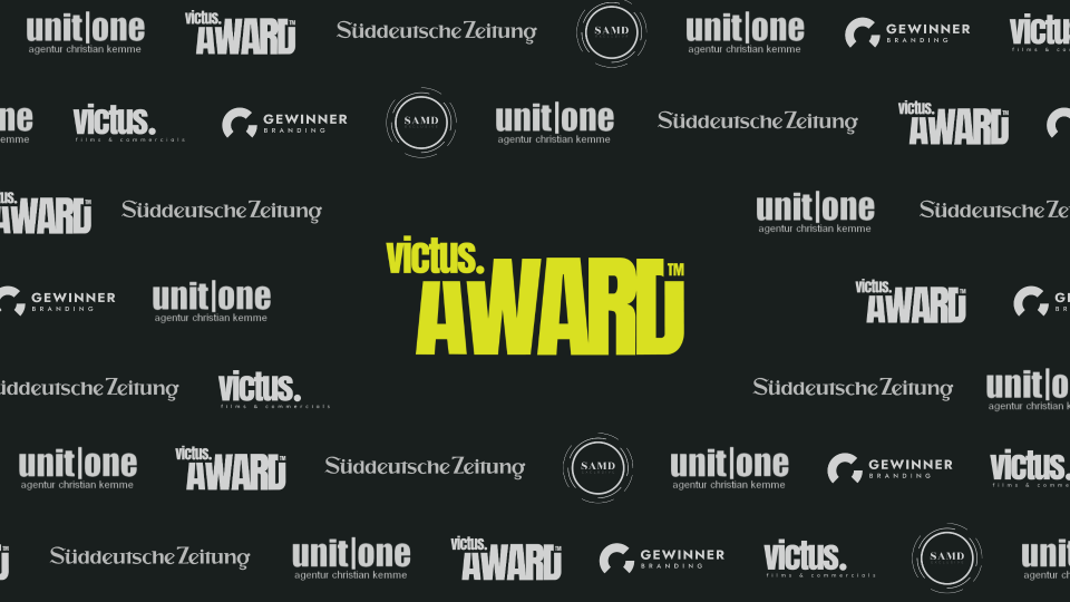 Exhibition design for Victus Award Trade show stand for Victus Award