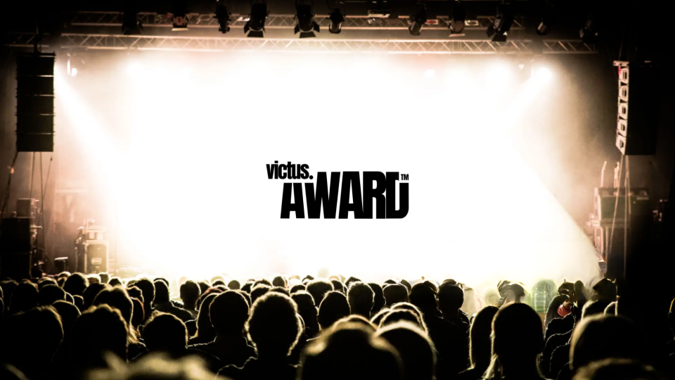 Premium website for Victus Award Website showcase for Victus Award