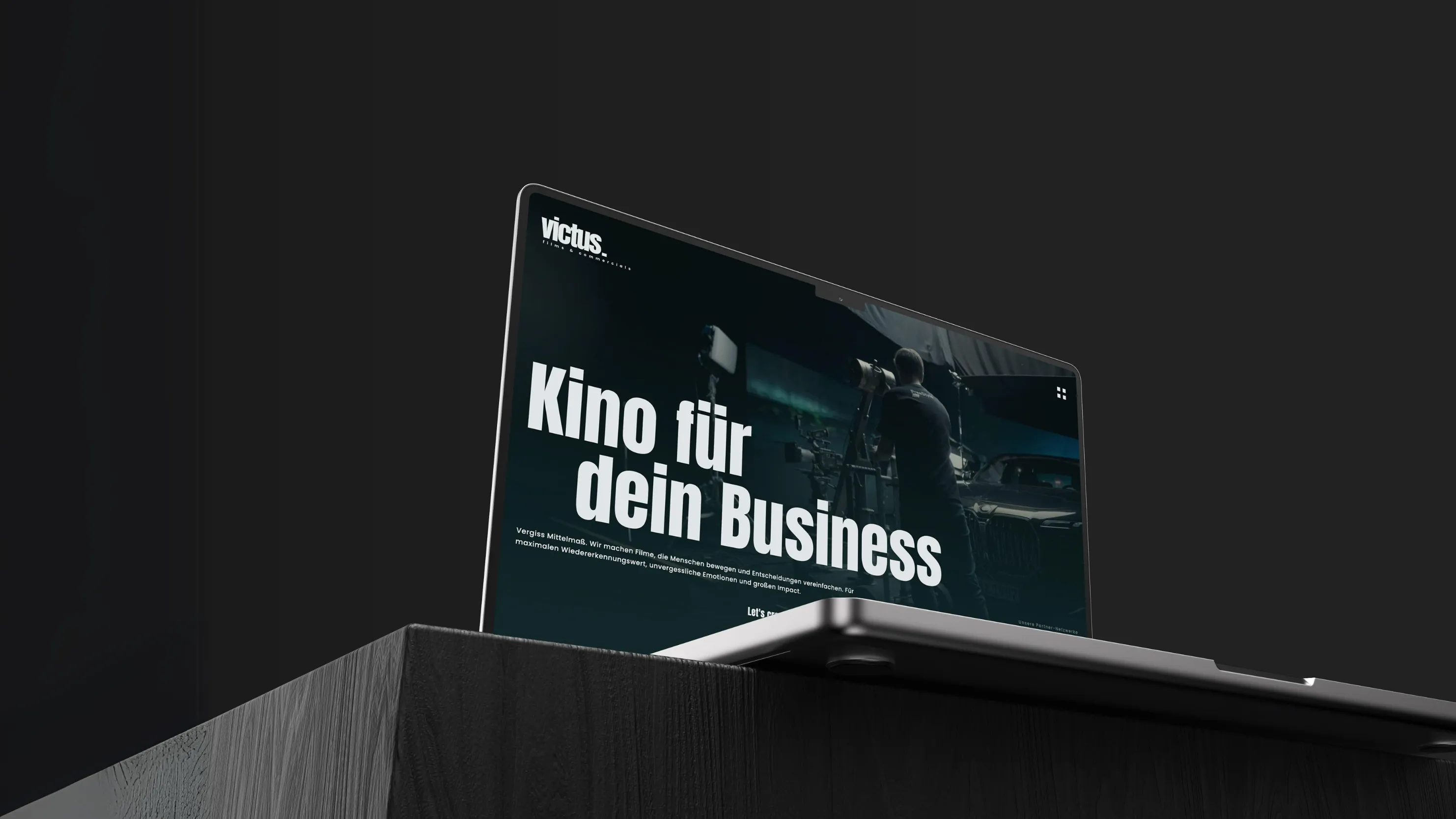 New Website and rebranding for production Victus Films in Munich
