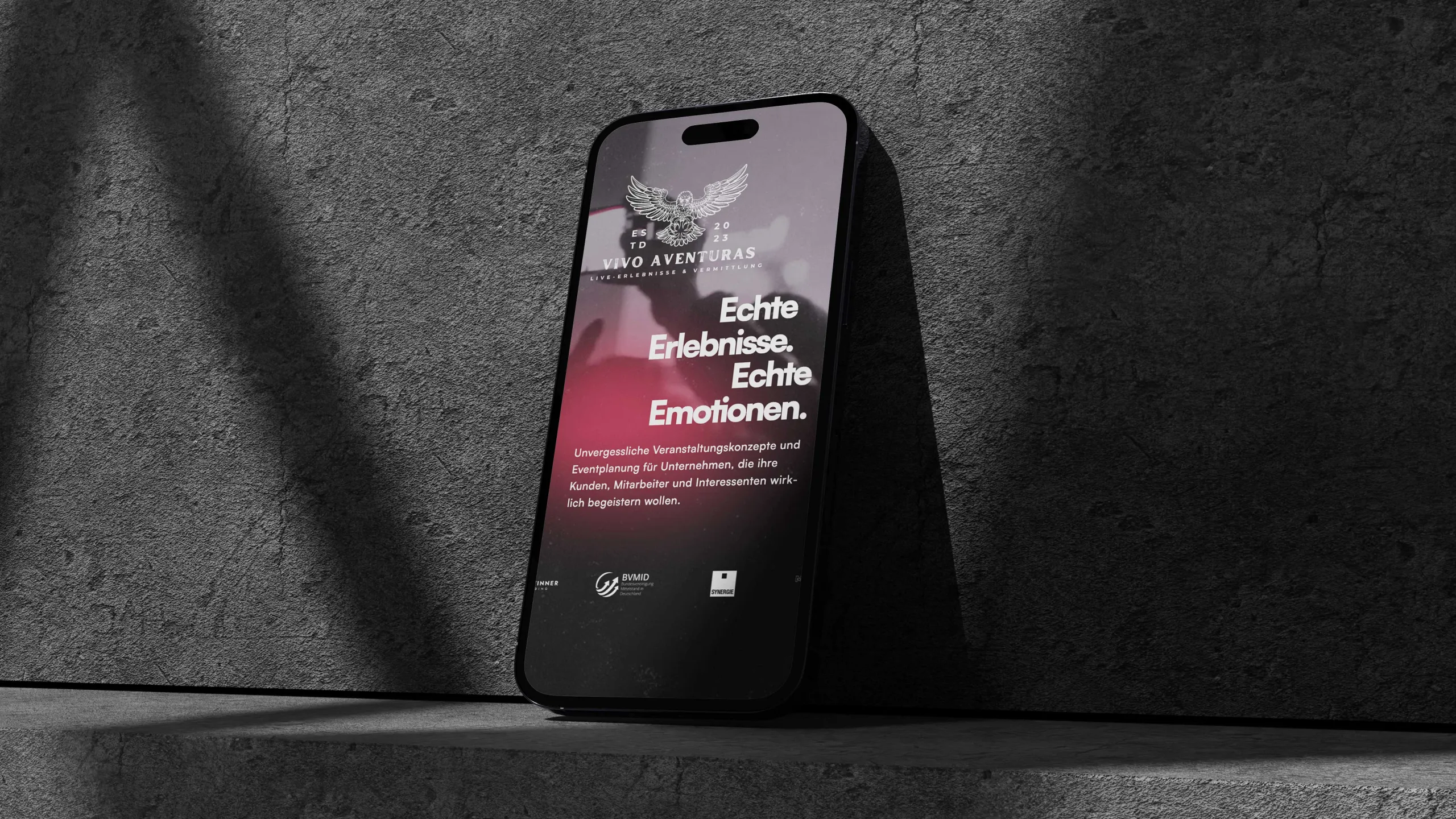 vivoaventuras.de Website Mockup